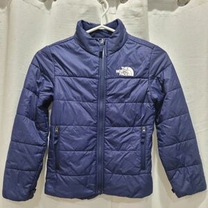 NORTHFACE SIZE 7/8 Puffer Jacket Navy